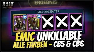 Raid: Shadow Legends | 🔥EMIC Unkillable Clanboss Team - Alle Farben - CB6 und CB5