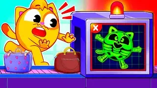 ✈️X-Ray In The Airport Rules for Kids | Funny Songs For Baby & Nursery Rhymes by Toddler Zoo