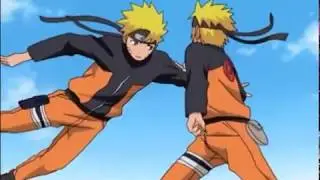 Naruto Shippuuden - Naruto transforms into Shuriken