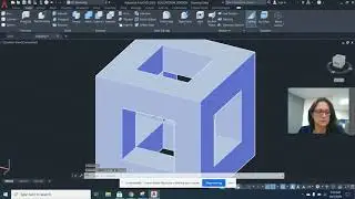 3D Cube - AutoCAD