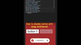 How to disabled  button with using setInterval In javaScript 