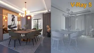 Vray 5 sketchup  Interior #1