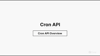 Cron API Overview