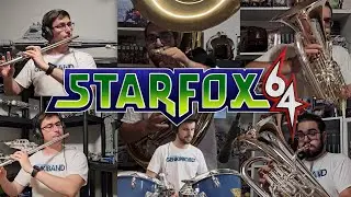 Starfox 64 - Starwolf Theme and Mission Accomplished with Wind Instruments ?!