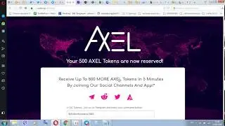 ПОЛУЧАЕМ 1300 AXEL МОНЕТ ЗА РЕГИСТРАЦИЮ и ДРУГИЕ МОНЕТЫ!