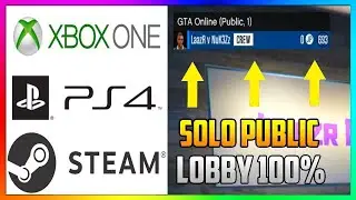 How to Get EMPTY Public Lobby on GTA Online | WORKING SOLO PUBLIC LOBBY GLITCH Xbox One/PS4/PC 1.58