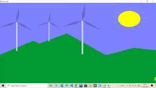 Wind Mill Open_GL / Computer Graphics Project With Source Code 1