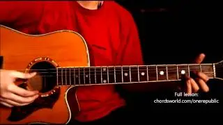 If I Lose Myself Chords OneRepublic ChordsWorld.com Guitar Tutorial