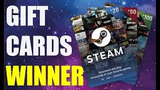 PSN / XBOX / STEAM GIFT CARD CODES GIVEAWAY WINNER!