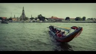 Bangkok. Chao Phraya river express boat.