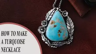 How To Make A Turquoise Pendant | Silversmithing Tutorials