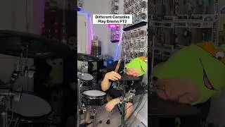 Consoles play drums PT2 #funny #comedy #humor #relatable #skit #gamer