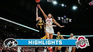 Iowa at Ohio State | Highlights | Big Ten Womens Basketball | Jan. 21, 2024