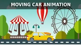 How To Make Website With Animation | Moving Car Using CSS Animation