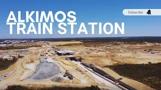 Perth Alkimos Station Construction Update November 2023