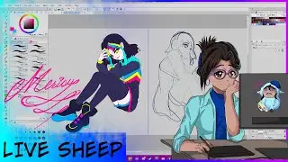 Come Hang Out With Me as I Draw [Live Sheep on the Loose] EP4