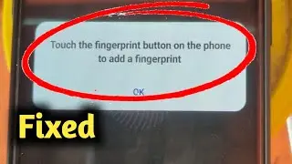 Unable to complete fingerprints setting, please retry Problem Solved 2023