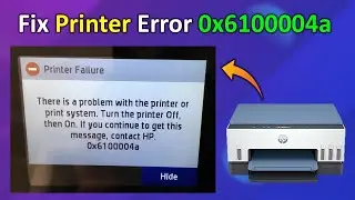 How to Fix HP Printer Error 0x6100004a in Windows PC