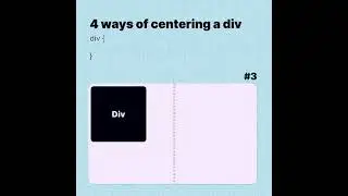 4 ways of centering a div in css 
