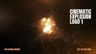 Cinematic Explosion Logo (After Effects template)