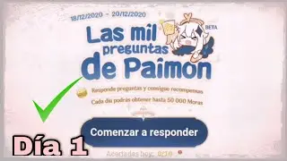 Las 1000 preguntas de Paimon - (Día 1) | Genshin Impact