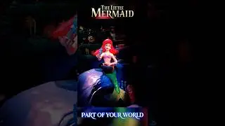 🧜‍♀️Ariel 🐠 Animatronic #thelittlemermaid #disneyshorts #partofyourworld #shorts