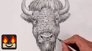 How To Draw a Bison | Sketch Tutorial