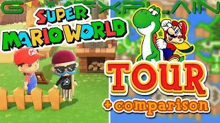 We Tour a Super Mario World Island in Animal Crossing: New Horizons!