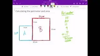 Calculating the area and perimeter of composite shapes