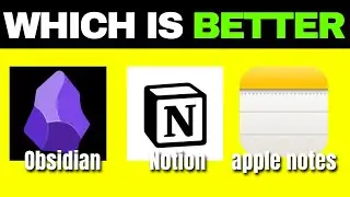 Obsidian vs Notion vs Apple Notes (Full Guide)