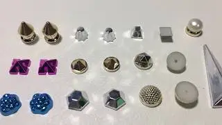 UV Plating Plastic ABS Rivets Spikes