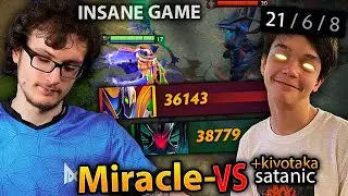 MIRACLE Midlane meets SATANIC and KIYOTAKA in a Hard EPIC Ranked Game