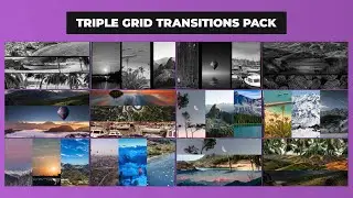 Triple Grid Transitions Is The Perfect After Effects Template