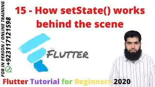 Flutter Tutorial for Beginners 2020 | 15 - How setState works behind the scene