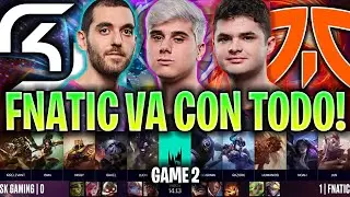 FNATIC DE RAZORK VA CON TODO! *BRUTAL* | SK vs FNC Game 2 LEC PLAYOFFS 2024 ESPAÑOL LVP