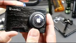 Axwell Wallet with Apple AirTag: the best  of all worlds