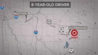 Bedford police: 8-year-old girl found safe after driving herself to Bainbridge Target