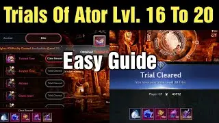 Black Desert Mobile Trials Of Ator From Level 16 To 20 - Easy Guide