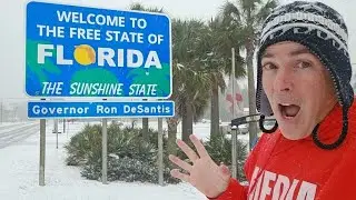 FLORIDA SNOW EMERGENCY! Panhandle. SNOWING HARD!!