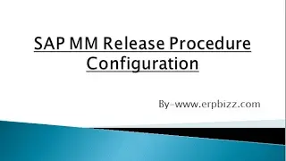 SAP MM Release Procedure Config Video