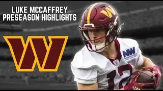 Luke McCaffrey FULL Preseason Highlights 👀🔥|| NFL Preseason 2024 ||