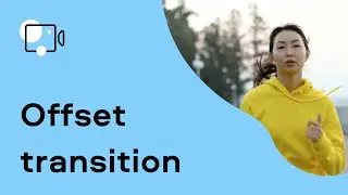 How to add an OFFSET TRANSITION | video editing (Tutorial 2021)