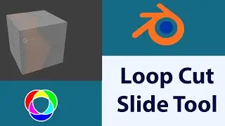 Loop Cut and Slide Tool - Blender Modeling Tools Tutorial for the Beginners.