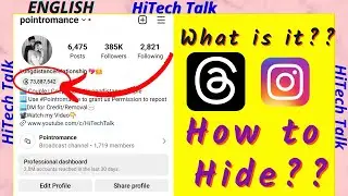 How to remove threads badge from Instagram profile | Delete threads from Instagram Bio