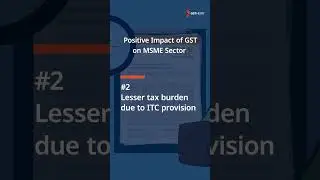 Positive Impact of GST on the MSME Sector in India | GSTHero | #gst #msme #finance #shortsindia