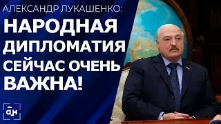 Лукашенко: Народная дипломатия, во главе которой должны идти депутаты, сейчас очень важна