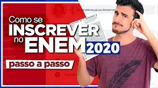 COMO FAZER A INSCRIÇÃO NO ENEM 2020 | Foto obrigatória | ENEM Digital | etc.
