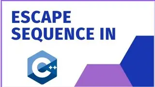 Escape Sequence in C++ 