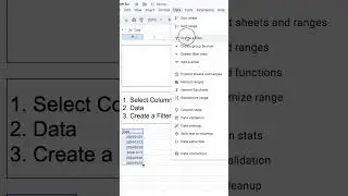 How to Sort Date in Google Sheets #googlesheets #googlesheetstutorial