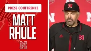 Nebraska Football Head Coach Matt Rhule meets with the media on Saturday I HuskerOnline I GBR